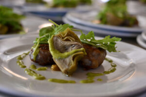 Alcachofa Confitada Con Figatell